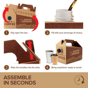 Stock Your Home 5 / 96 oz Pack of 5 / Brown Boxes