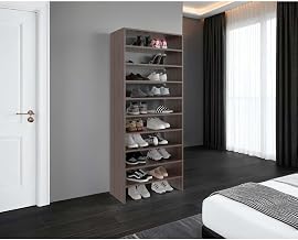 Berlin Shoe Rack Featuring Open Shelves for Contemporary Living by FM FURNITURE