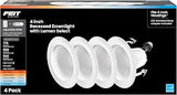 Feit Electric 4 in LED Recessed Downlight - 5CCT, Dimmable - 4 Pack