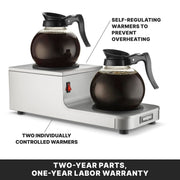 Waring Double Plate Warmer / Stainless Steel / 1 Beverage Warmers