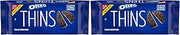 Oreo Thins Chocolate Sandwich Cookies, Family Size, 11.78 oz (Pack of 2)