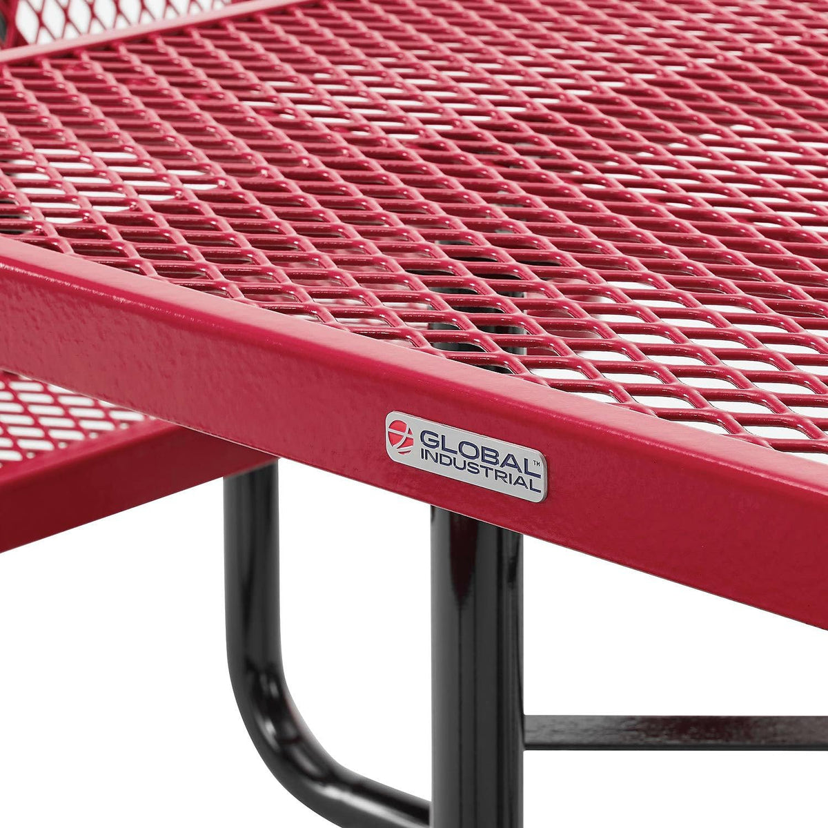Global Industrial Red / Onesize / Industrial Picnic Tables
