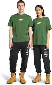 Timberland Men's Short Sleeve Front and Back Graphic T-Shirt