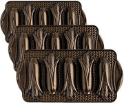 Nordic Ware Cornbread Corn Cakes Pan (Pack of 3)