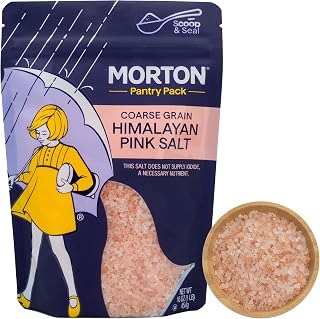 Morton Salt All-Natural Himalayan Pink Salt, Coarse, 16 Ounce