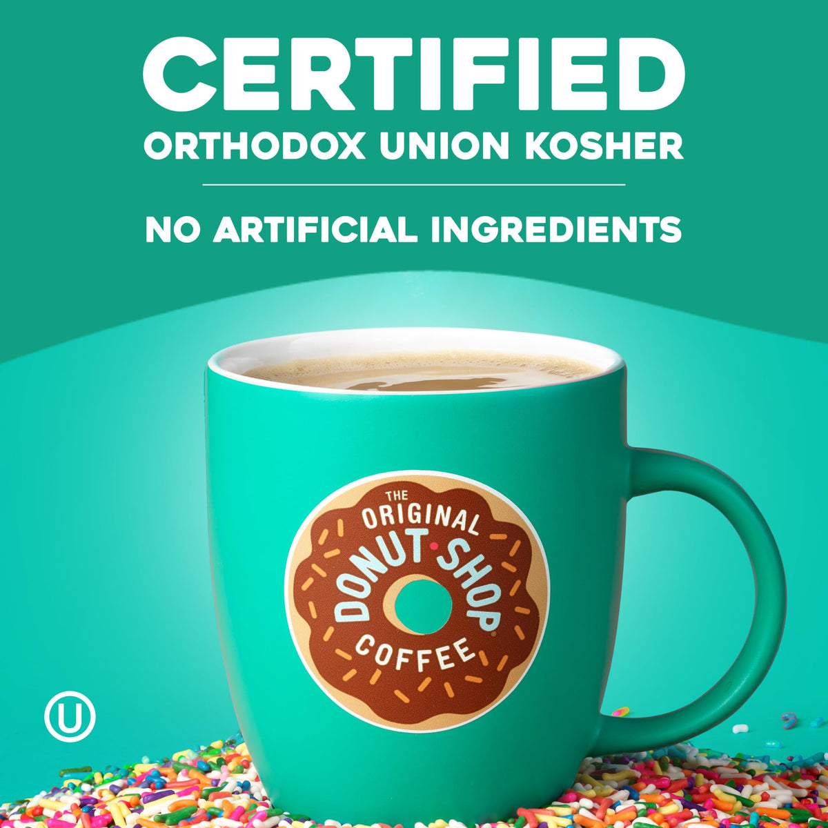 Coffee, Regular, Medium Roast, Ground Coffee, 12 oz Bag by The Original Donut Shop – 12 Ounce (Pack of 1)