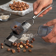 Professional Series Grater (Slider Attachment) by Microplane – 18/8, Stainless Steel, Clear, Model 38057