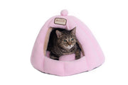 Cat Bed Model Powder Pink by Armarkat – 18 x 18 x 16, Fabric, Pink, Model C95GFS