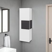 13" Elliott Medicine 38" H Single Door Cabinet, Three Shelves, White - Bathroom – Bathroom Vanity & Storage Suite for Master Bathrooms, Guest Baths & Small Bathrooms