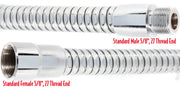 13" Adjustable Microphone Gooseneck - Chrome Plated by Performance Plus – 13 Inch, Metal, Chrome, Model PGN13