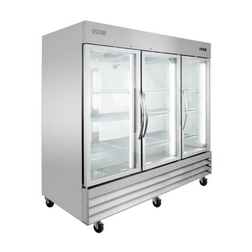 80 4/5" Three Section Reach In Refrigerator by MOTAK – 83.46x35.04x83.46, In Description, Check Images, Model MSD-3DR-BAL-80-G-X