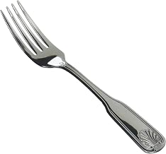 Winco St 12-Piece Toulouse Dinner Fork Set, 18-0 Extra Heavy Weight Stainless Steel, Silver | Dishwasher safe, Heavy-duty, Great for Entrees, Salads, Pasta and Table Service