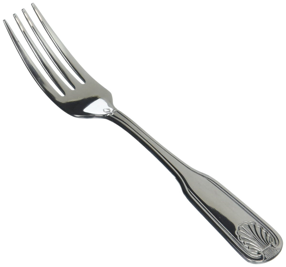 St 12-Piece Toulouse Dinner Fork Set by Winco – 7.625" X 0.98" X 0", Stainless Steel, Silver, Model 0006-05