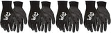 MCR Safety 9669L NXG Work Gloves 13 Gauge Black Nylon Shell Black Polyurethane (PU), 1 Pair