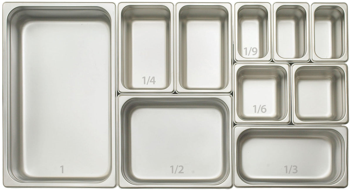 Winco 6" Deep / 24 / Silver Storage & Transport