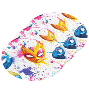 Carnival Masks and Colorful Splashes Scrub Sponge 3 Pack by Takiito – One Size, Cotton, A, Pack of 3, Model g399225678p824c879s1922