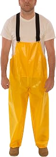 TINGLEY O22007 Iron Eagle Waterproof Overalls, Extra-Small, Gold | Therm-O-Rad sealed seams for 100% waterproof protection, Premium snap lock suspender buckles, Plain front overall