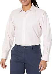 Brooks Brothers Men's Non-Iron Stretch Twill Solid Ainsley Spread Collar Dress Shirt