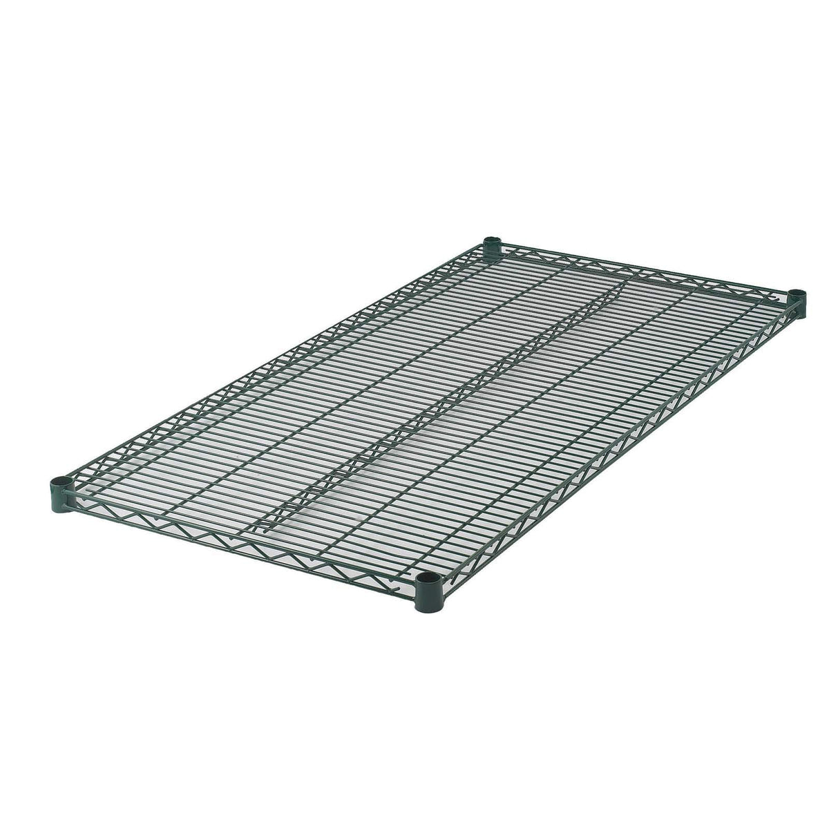 21" x 24" Wire Utility Shelf For Restaurants and Storage by Winco – 21" x 24", Alloy Steel, Green, Model VEX-2124