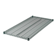 24" x 72" Wire Utility Shelf for Restaurants and Storage by Winco – 24" x 72", Stainless Steel, Green, Model VEX-2472