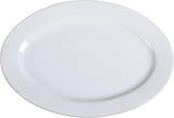 Yanco Abco Collection Super White Oval Serving Platter 18" box of 6