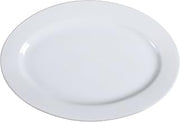 Yanco Abco Collection Super White Oval Serving Platter 18" box of 6