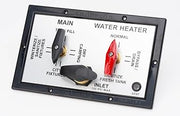 ABCO RV MANRV102 Water Service Panel, Features a 4 Function Fill Valve Supply and 3 Function Water Heater Bypass
