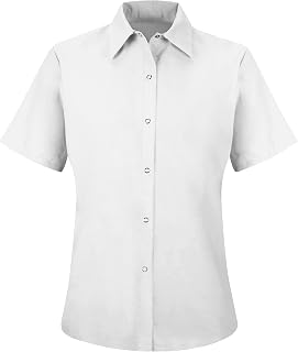 Red Kap Women's Short Sleeve Specialized Pocketless Work Shirt