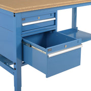 72" W x 36" D Workbench by Global Industrial – Steel, Blue, Model 319265BL