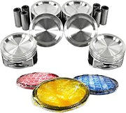 MA-5741124434-2 Pistons w/Rings Compatible With/For 04-07 Buick 3.5L V6 OHV 12v
