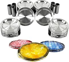MA-5741124434-2 Pistons w/Rings Compatible With/For 04-07 Buick 3.5L V6 OHV 12v
