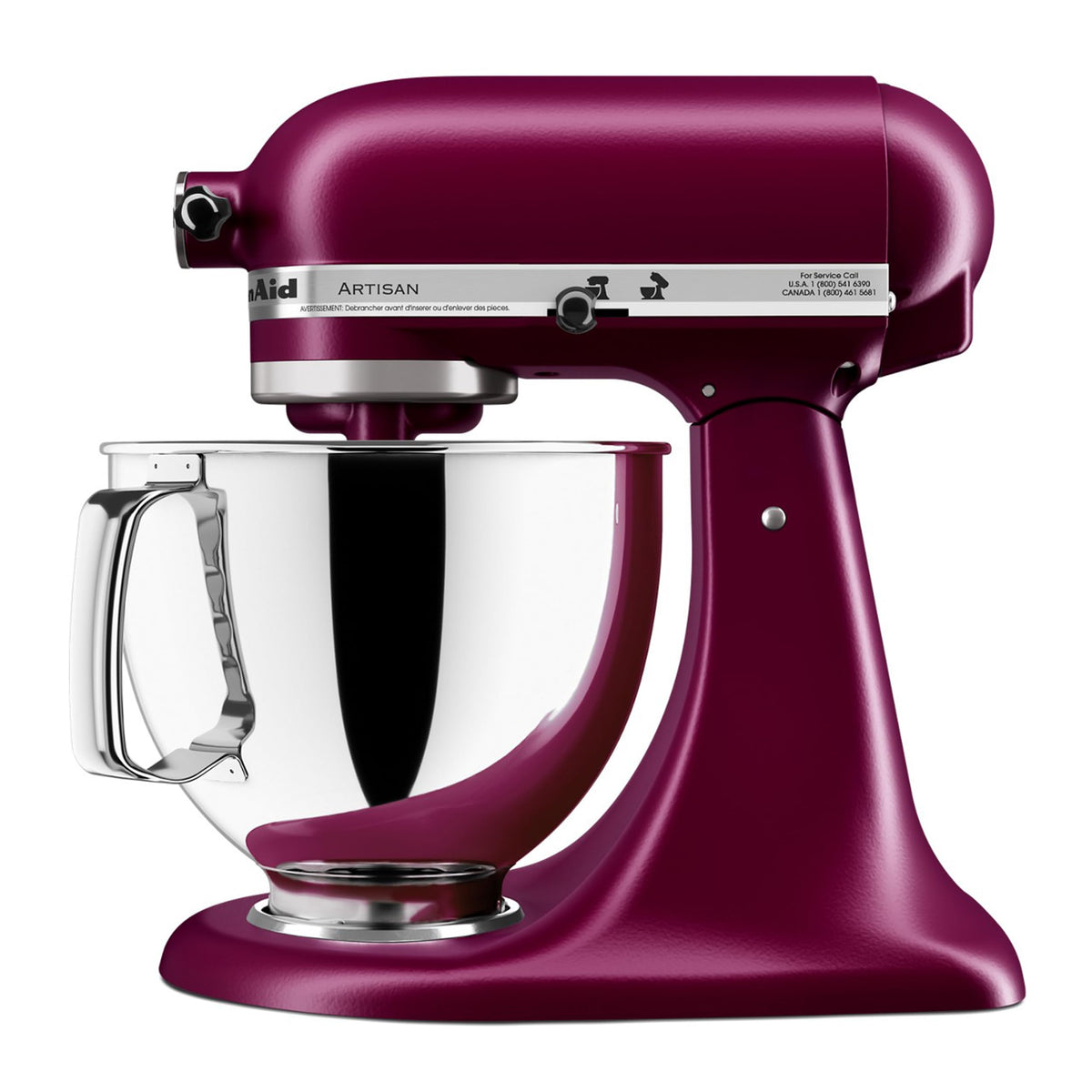 Artisan, 5-Qt Tilt Head Stand Mixer, KSM150PS, Beetroot by KitchenAid – 5Q, 5.0 quarts, Metal, Beetroot, Pack of 6