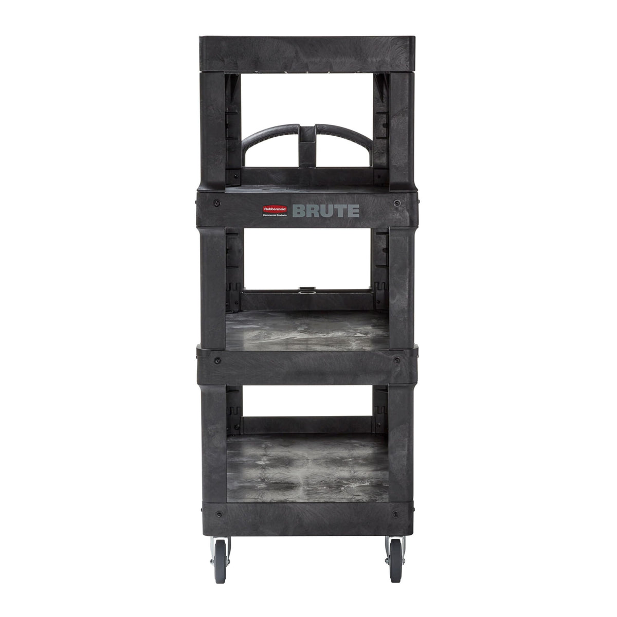 Rubbermaid Commercial Products Black / Large / 4-Shelf Service Carts