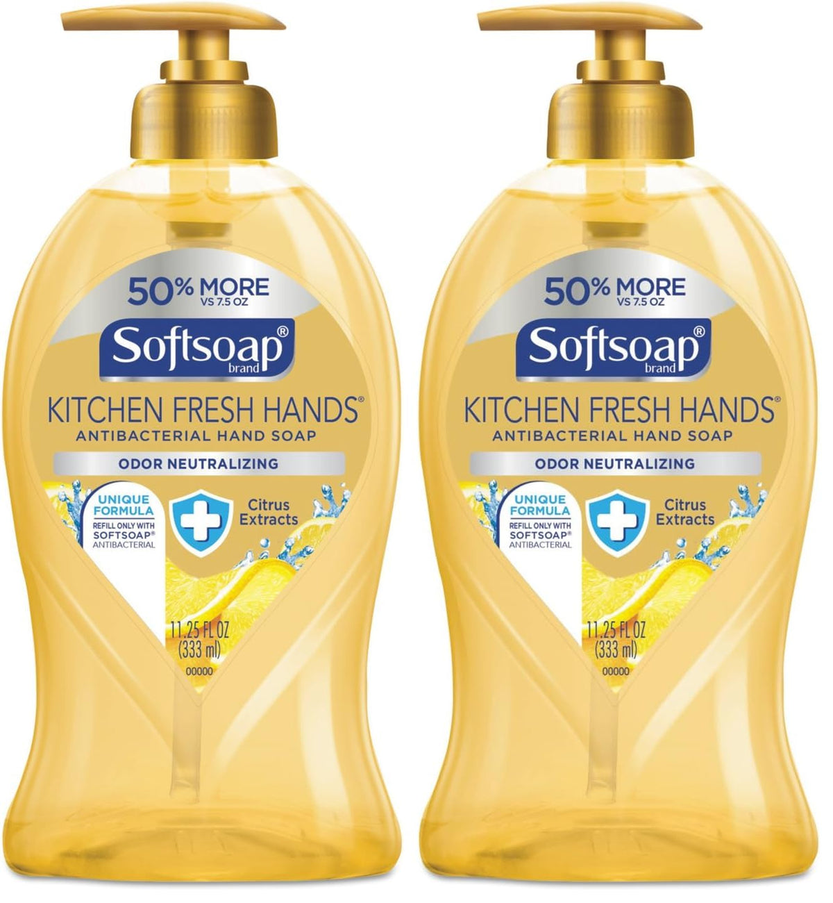 Softsoap 11.25 Fl Oz (Pack of 2) / Kitchen Fresh Hands / 1 Hand Wash