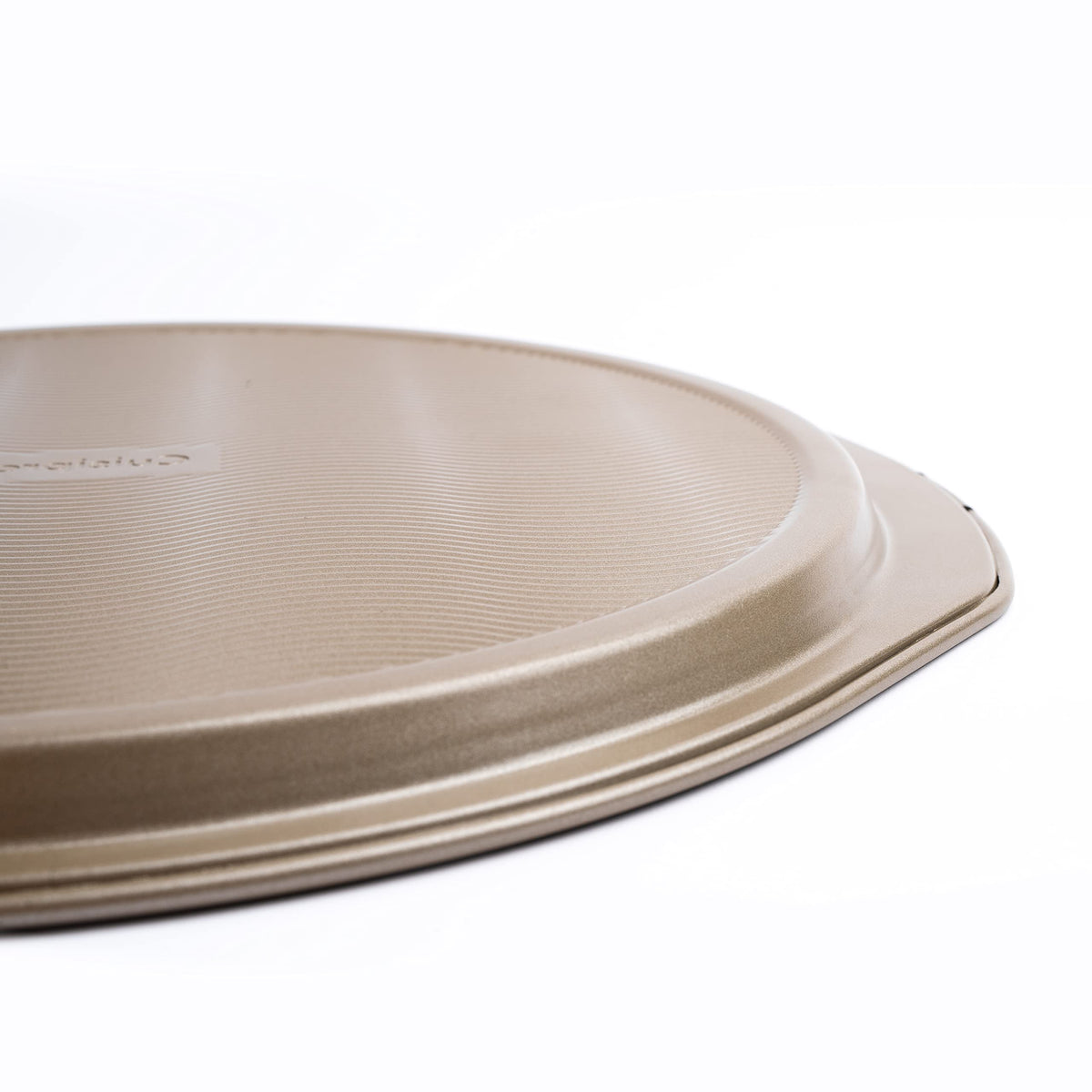 Steel Pizza Pan 14x13x0. by Cuisipro – 14x13x0.5", 1 quarts, Carbon Steel, Silver, Model 746274