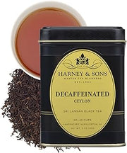 Harney & Sons Decaf Ceylon Loose Leaf Black Tea Tin, 3 oz | Decaffeinated Ceylon black tea with a smooth, full flavor. Gluten free.