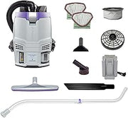 ProTeam GoFit 3 Cordless 4Ah, 3 qt. Commercial Backpack Vacuum w/Xover Multi-Surface Telescoping Wand Tool Kit, 107774