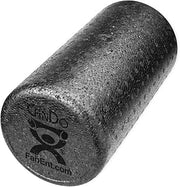 Medline High-Density Foam Roller for Exercise, Massage, Pilates and Recovery - Black - 6" x 12"