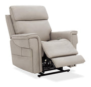 Lyra Lift Chair with Power Recline Headrest and Lumbar in Gray Leather by Hooker Furniture Corporation – unspecified, Leather, Grey, Model RC622-PHLL4-091