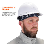 Ergodyne Navy Western-3pk / 3-pk / 1 Hard Hat Accessories