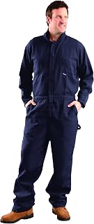 OccuNomix G904NNB-XL Premium Nomex® Flame Resistant Coverall HRC 1, 4.5 oz, Navy Blue, X-Large