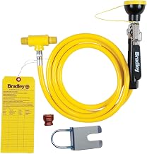 Single Head Drench Hose by Bradley – 3/8 in, Polyvinyl Chloride (PVC), Yellow, Model S19-430EH