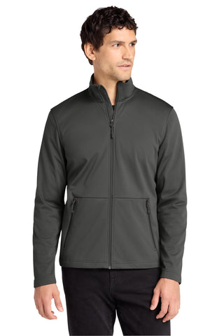 Men's Flexshell Jacket by Port Authority – X-Large, Grey Steel, Model J617