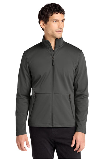 Men's Flexshell Jacket by Port Authority – X-Large, Grey Steel, Model J617