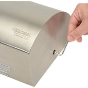 High Velocity Automatic Hand Dryer by Global Industrial – 6"L x 9.83"W x 8.67"H, Stainless Steel, Brushed Stainless, Model AK2851
