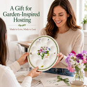 Portmeirion Botanic Garden Devilled Egg Platter, Sweet Pea, 12 Inch