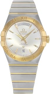 Omega Constellation Co-Axial Day-Date 38mm Yellow Gold on Steel Men's Watch 123.20.38.22.02.002