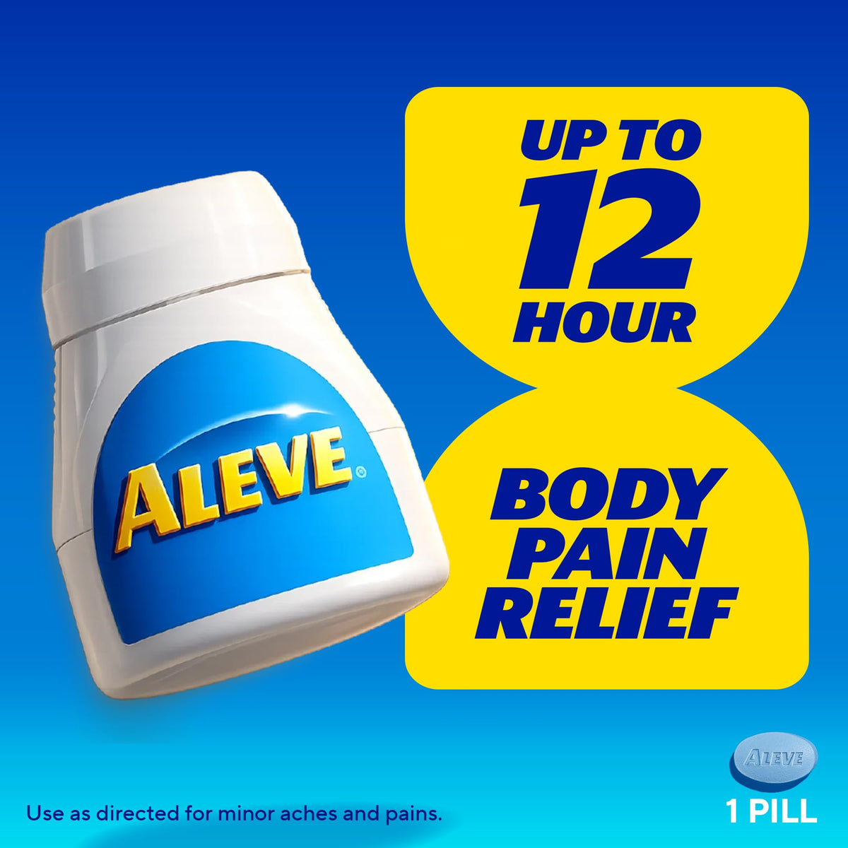 Pain Relief Naproxen Sodium Caplets ‐ 50 Count by Aleve – 50 Count (Pack of 1), Model 1029464