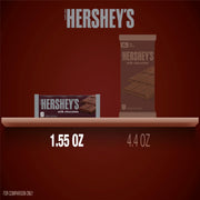 Milk Chocolate Candy Bars by HERSHEY'S – 1.55 Ounce (Pack of 36), Pack of 36, Model 34000240456