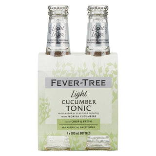 Water Tonic Sparkling Cucumber, 27.2 Fl Oz, 4 Pack by Fever-Tree – 6.8 Fl Oz (Pack of 4), Pack of 4, Model 0812136030185